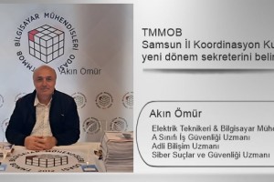 Akın Ömür, TMMOB Samsun İl Koordinasyon Kurulu Sekreteri Oldu